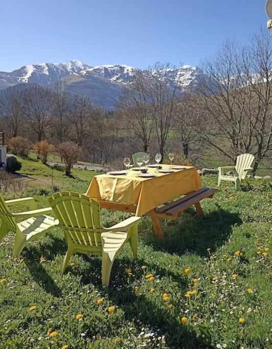 Maison De Montagne Au Calme Avec Cheminee Poubeau Buitenkant foto